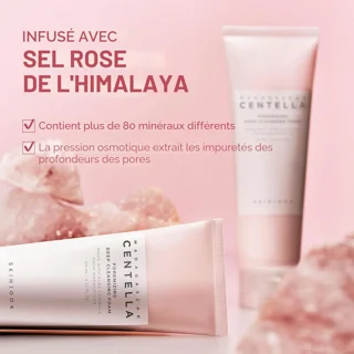 skin1004-پوره‌مایزینگ-فوم-شستشوی-عمقی-سنتلا-نمک-صورتی-هیمالیا